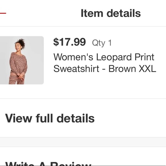 Leopard print sweat pants and sweatshirt - Picture 3 of 4